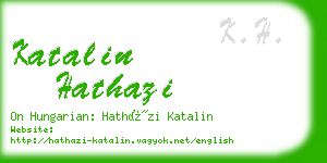 katalin hathazi business card